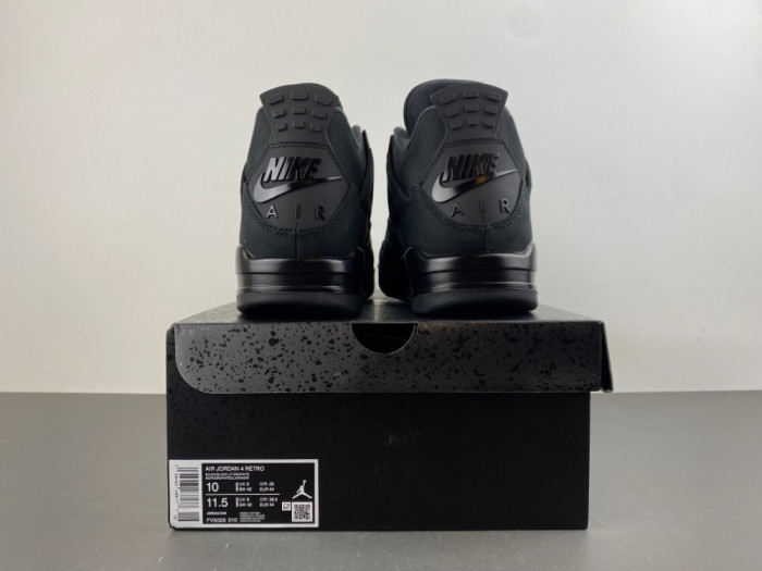 Air Jordan 4 “Black Cat” 2025 FV5029-010