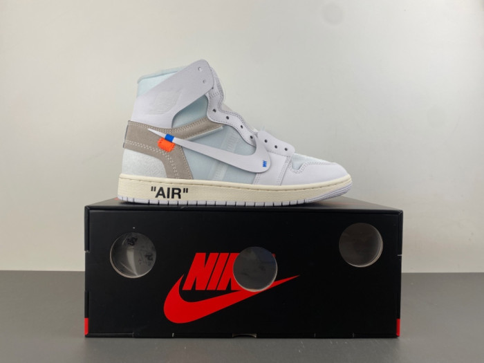 Virgil Abloh Archive x Air Jorda 1 High OG “Alaska” AA3834-100