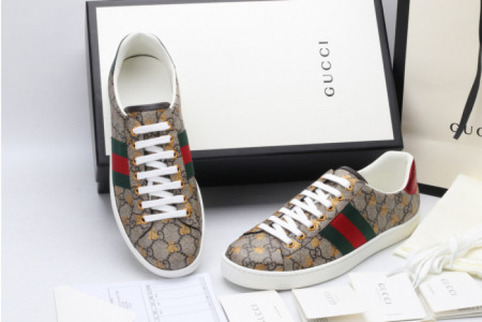 G*u*i ace embroidered low-top sneaker 548950 9n020 8465