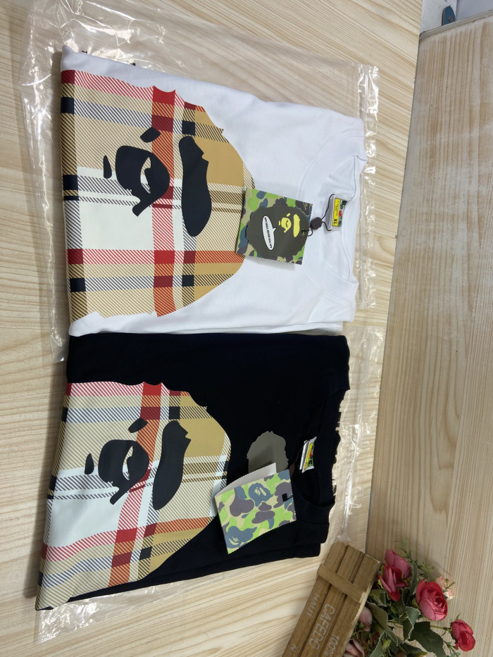 Bape T-shirt black and white