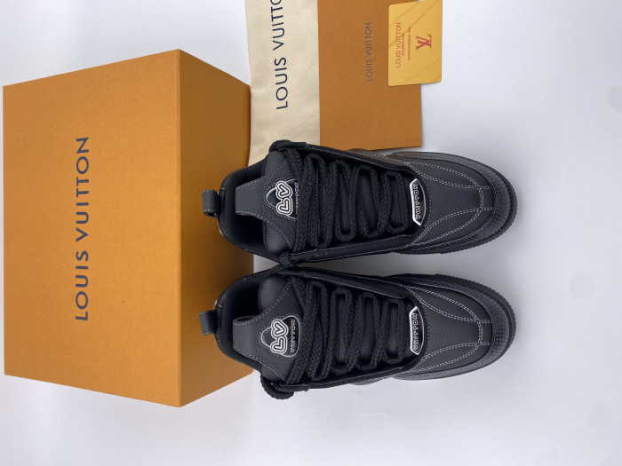 l**is V*t*n lv skate sneaker black
