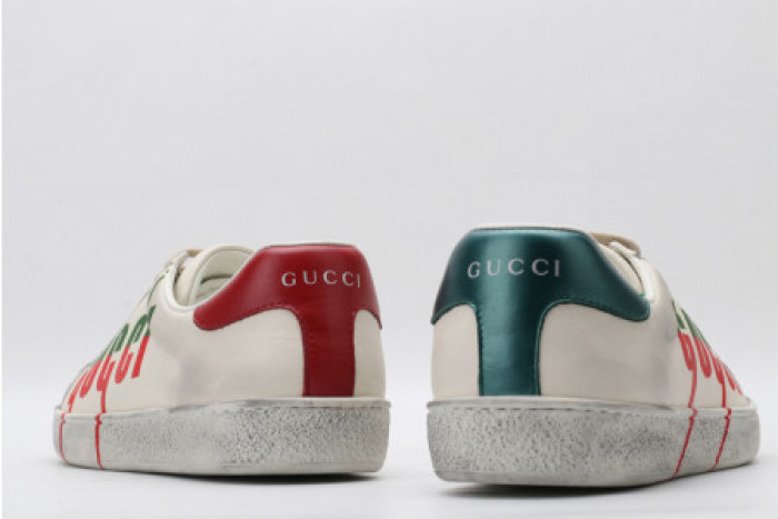 G*u*i ace embroidered low-top sneaker 576137 a38v0 9090