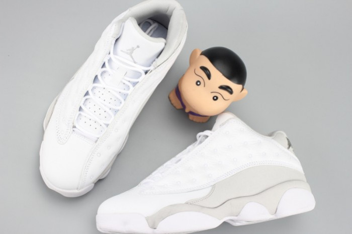 Air Jordan 13 Low“Pure Money” white mens 310810-100