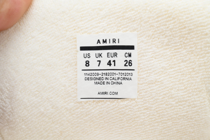 AMIRI White Gray