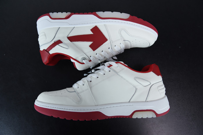 OFF WHITE™ C/O VIRGIL ABLOH OUT OF OFFICE LOW-TOP LEATHER SNEAKERS "OOO"
